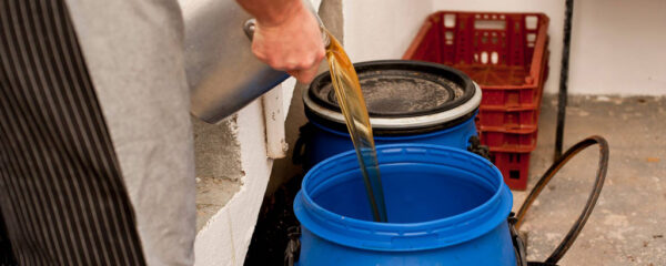 recyclage d'huile alimentaire usagée